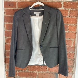 H&M Gray Fitted Women’s Blazer - 6